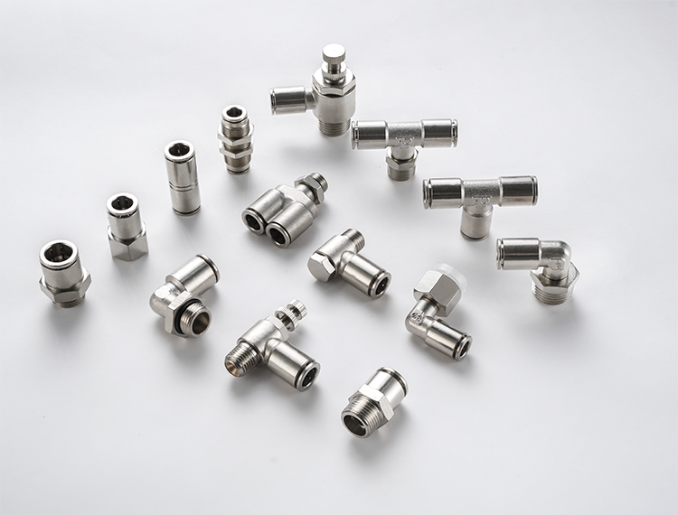 How to Choose Plastic, Nickel-Plated Brass, and Stainless-Steel Push-in Fittings How to Choose Plastic, Nickel-Plated Brass, and Stainless-Steel Push-in Fittings