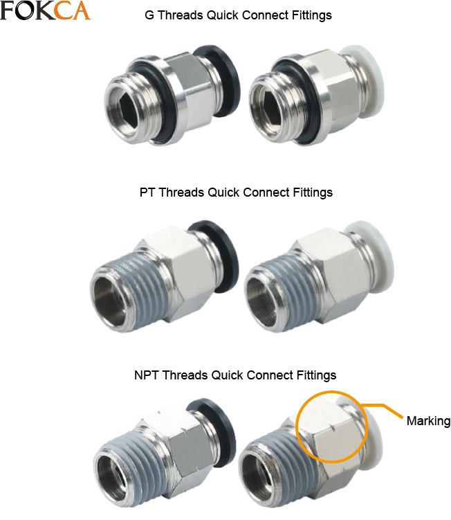 How to Quickly Distinguish G, PT, and NPT Threads on Pneumatic Fittings