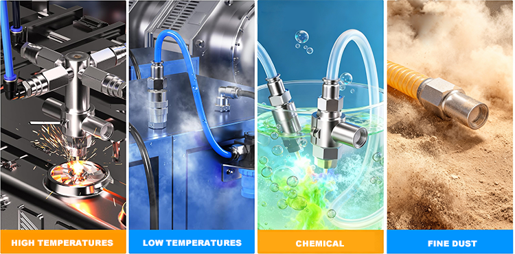 Pneumatic Push-In Fittings Leaking Causes:Engineers Should Never Ignore Pneumatic Push-In Fittings Leaking Causes:Engineers Should Never Ignore