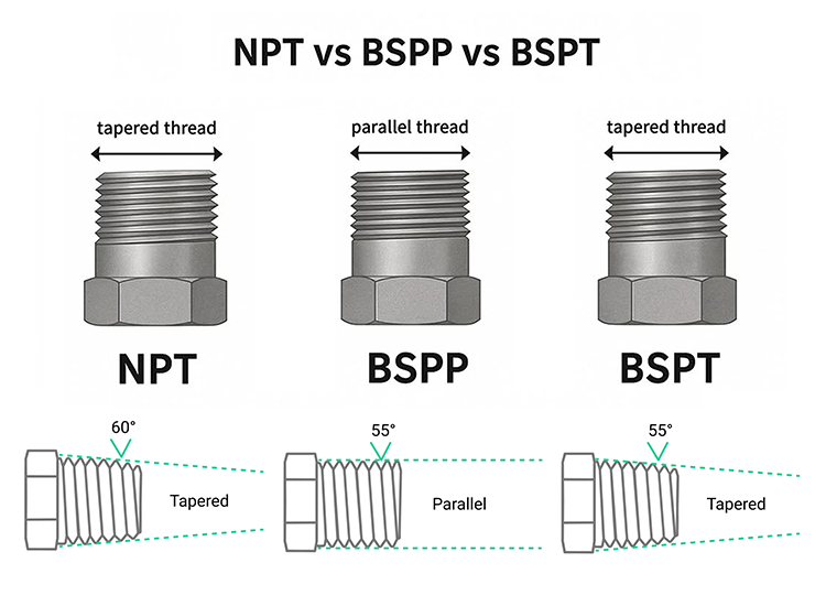 Thread Adapter Solutions: How to Solve Thread Mismatch in Pneumatic Pipe Fittings