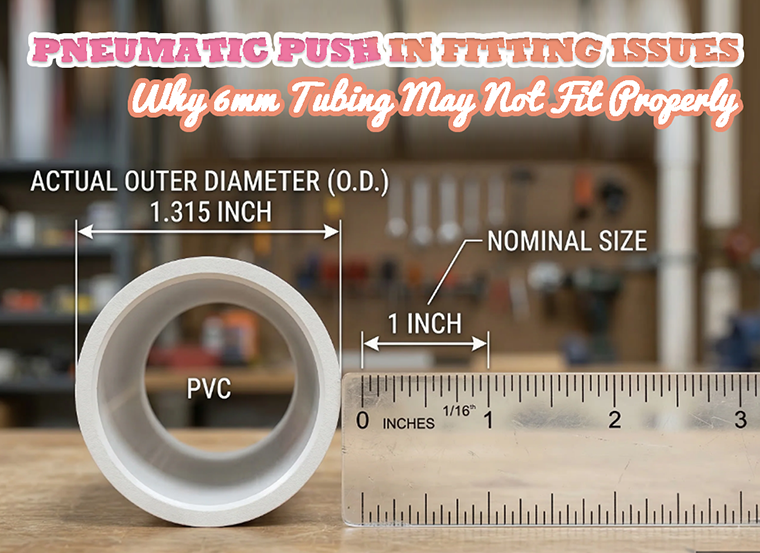 Pneumatic Push In Fitting Issues: Why 6mm Tubing May Not Fit Properly Pneumatic Push In Fitting Issues: Why 6mm Tubing May Not Fit Properly