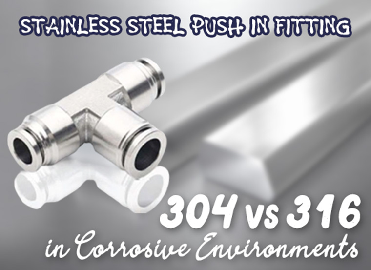 Stainless Steel Push In Fitting: 304 vs 316 in Corrosive Environments