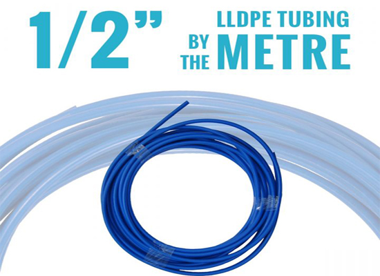 1/8 1/4 1/2 Linear Low Density Polyethylene Tubing