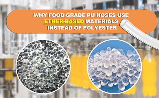 Why Food-Grade PU Hoses Use Ether-Based Materials Instead of Polyester